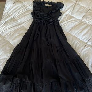 j crew maxi dress with braided belt